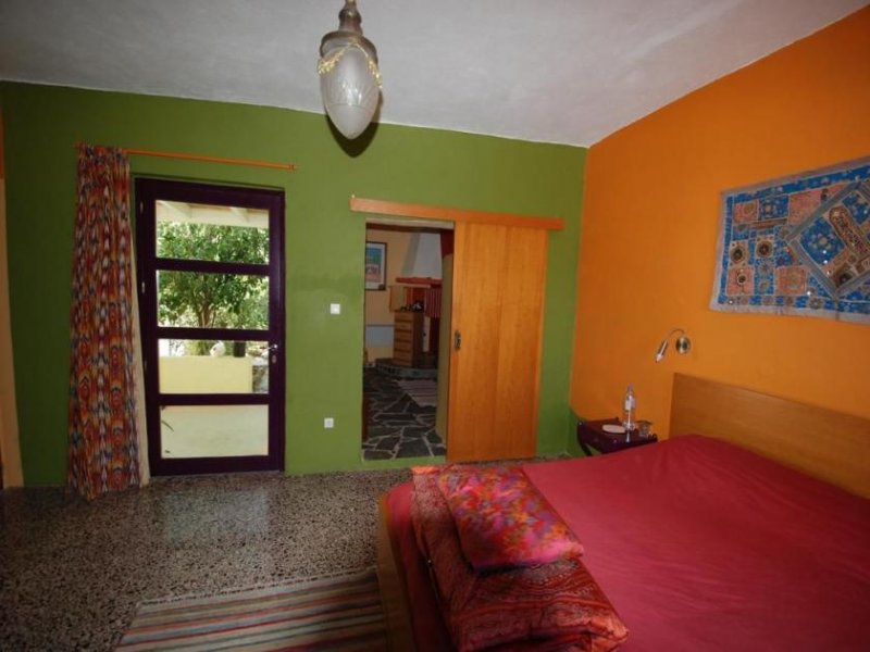 Sakturia Kreta, Saktouria, hübsches Steinhaus mit Garten und Terrasse mit Meer- und Bergblick Haus kaufen